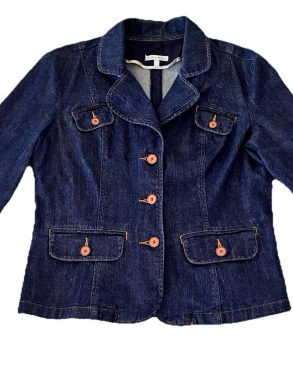 Fashion Bug Y2K Denim Jacket EUC Size 12 - Picture 3 of 8